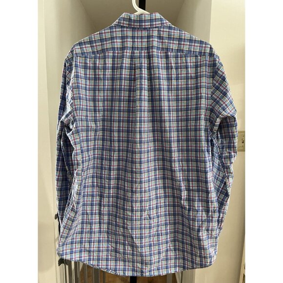 EUC Ralph Lauren Mens Plaid Long Sleeve Button-Down Shirt L - Picture 2 of 6